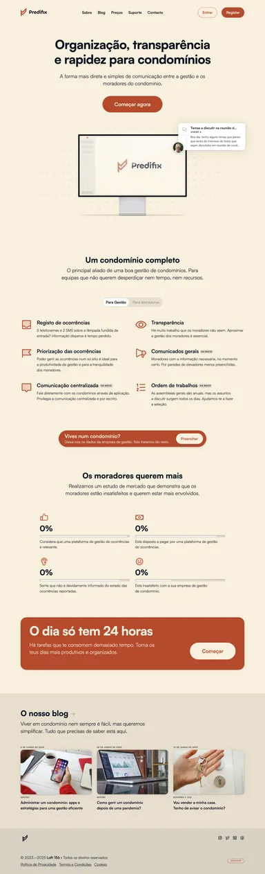 Desktop design for Predifix